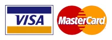 We Accept Visa & Mastercard