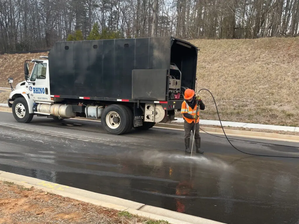 Ready Mix Concrete Pressure Washing