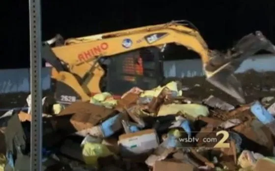 Truck Overturns with 38,000 Lbs of Chicken